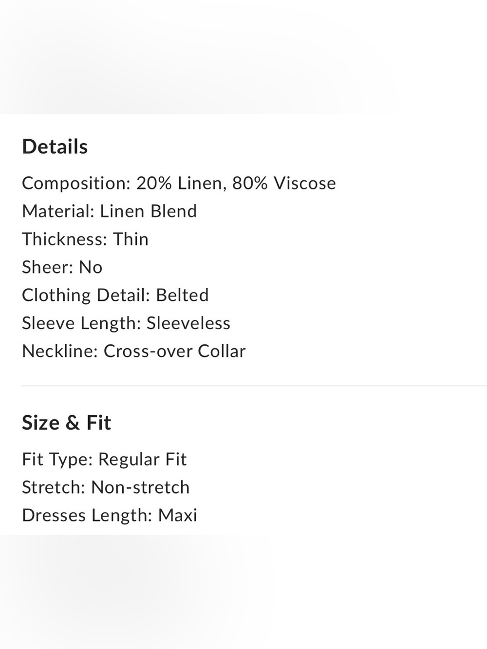 NWT Commense Navy Sleeveless Maxi Dress **belt missing** - Picture 5 of 10